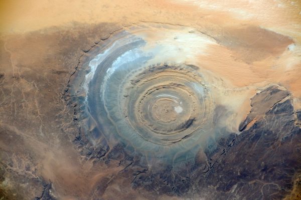 Richat Structure (Eye of Africa) satellite view